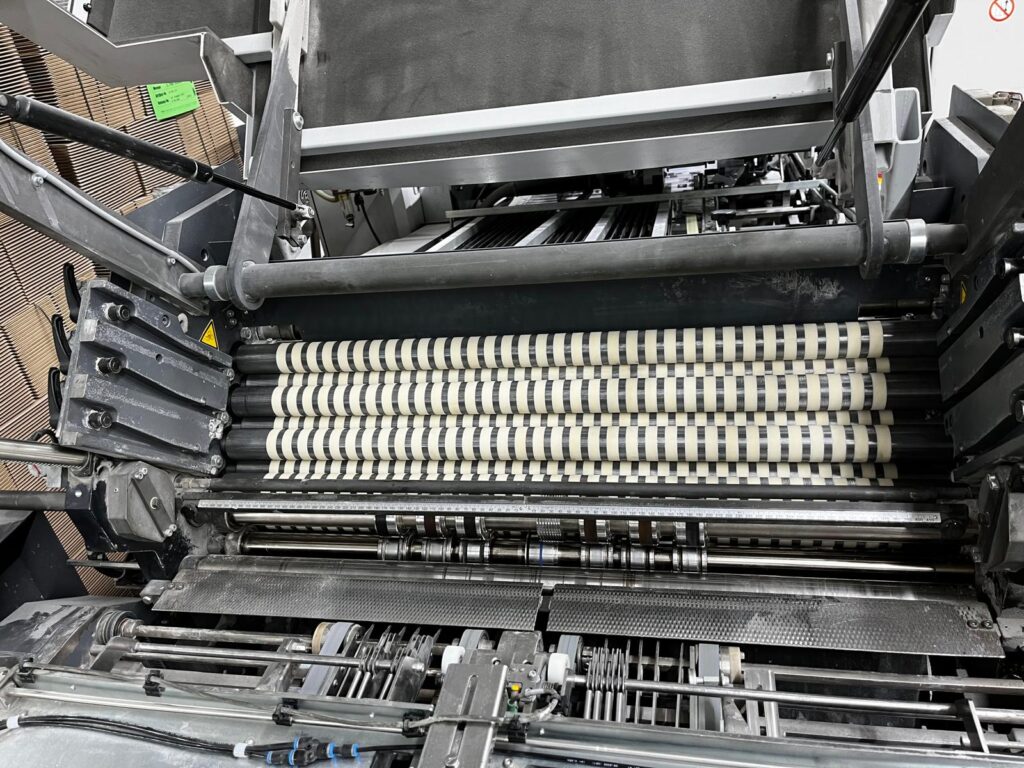 Service und Reparatur an einer Druckweiterverarbeitungsmaschine
